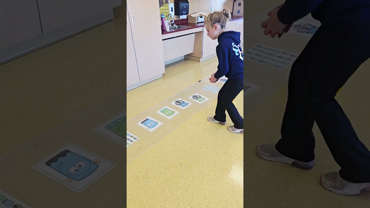Frankenstein Face Visual Motor and Gross Motor Activity