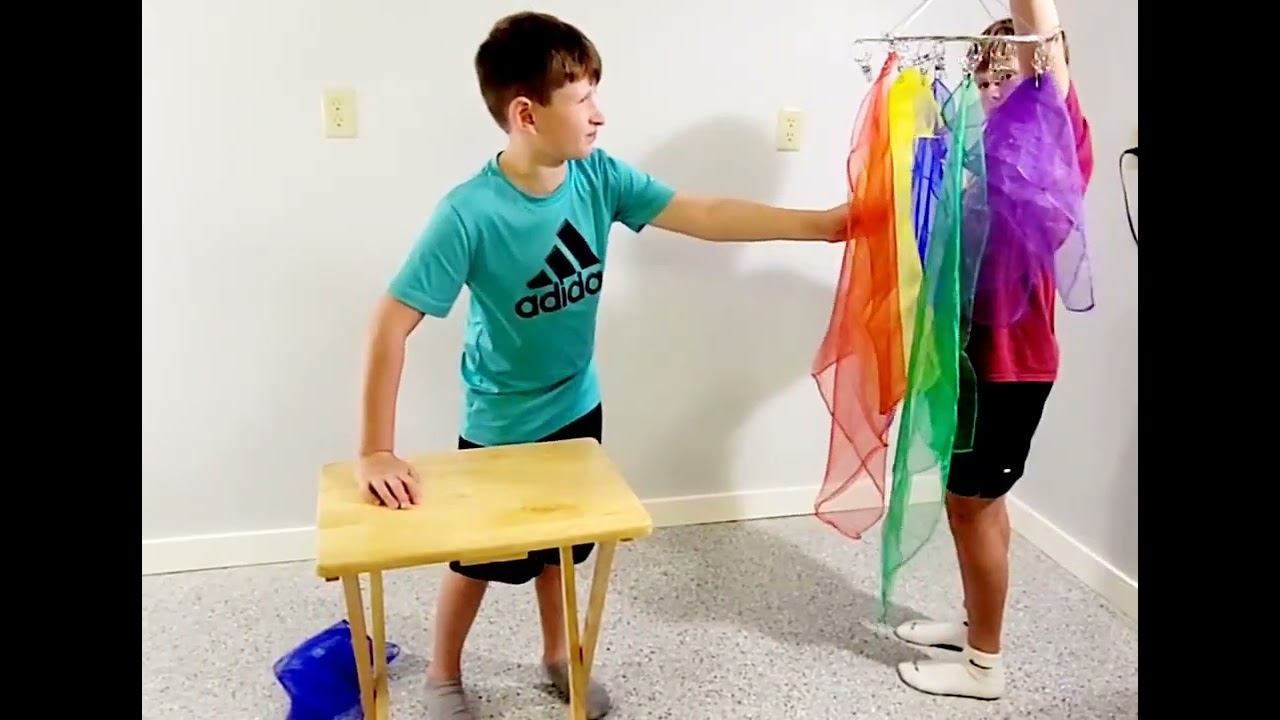 Standing Weight Shifts With Scarves