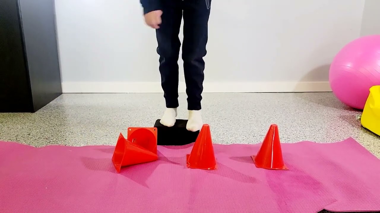 Small base of support cone knock down