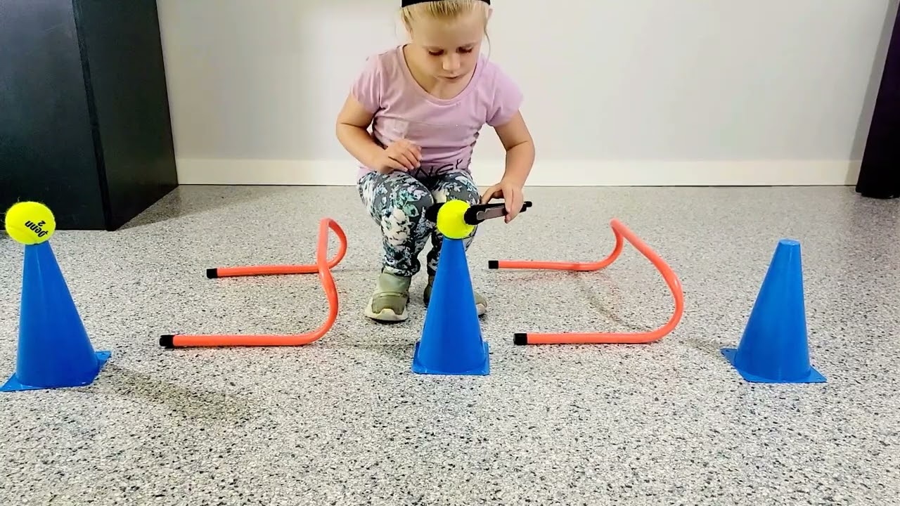 Hurdle Side Step Tennis Ball Transfer