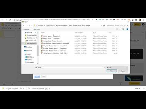 Virtual Room PowerPoint To Google Slides