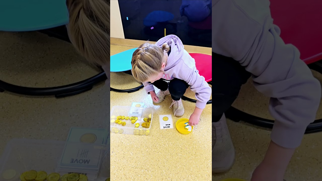 Gold Coin Tongs Activity