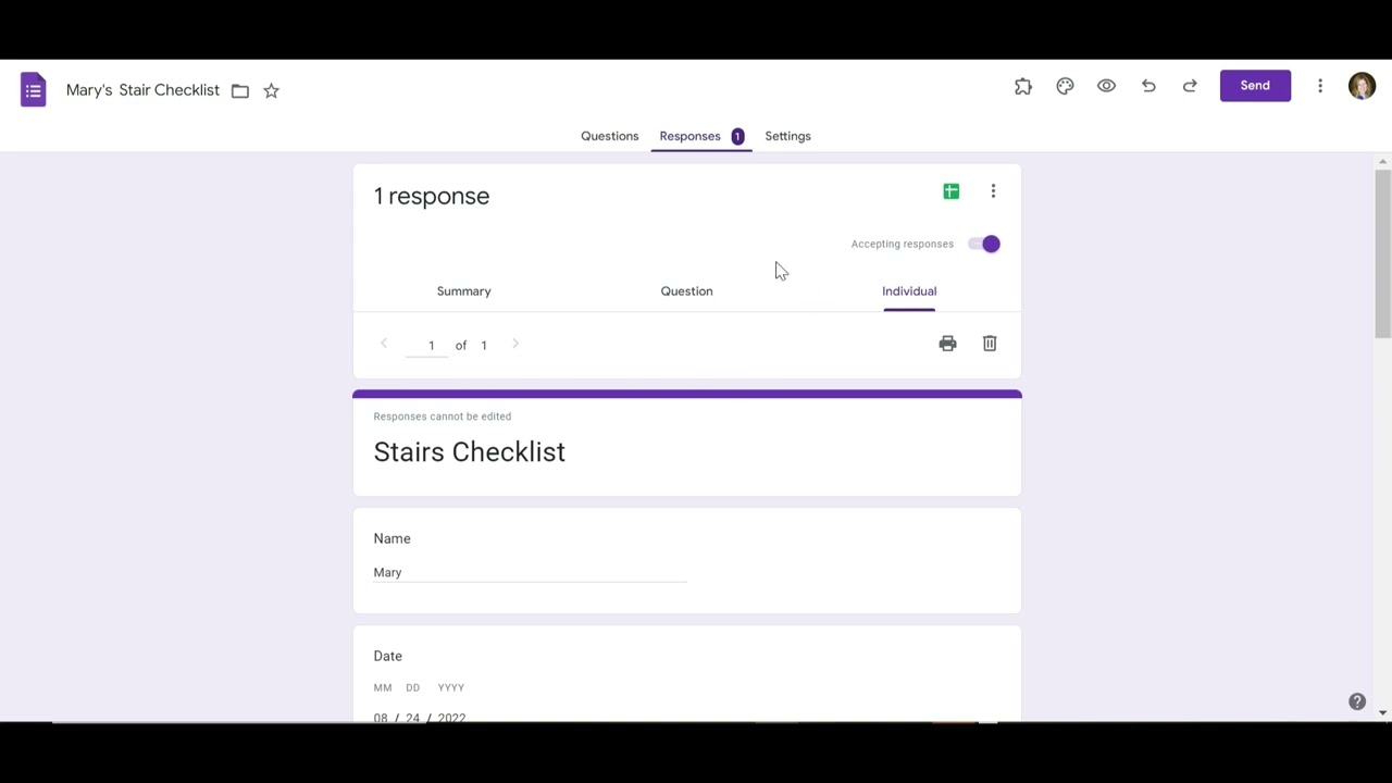 Google Forms Explanation