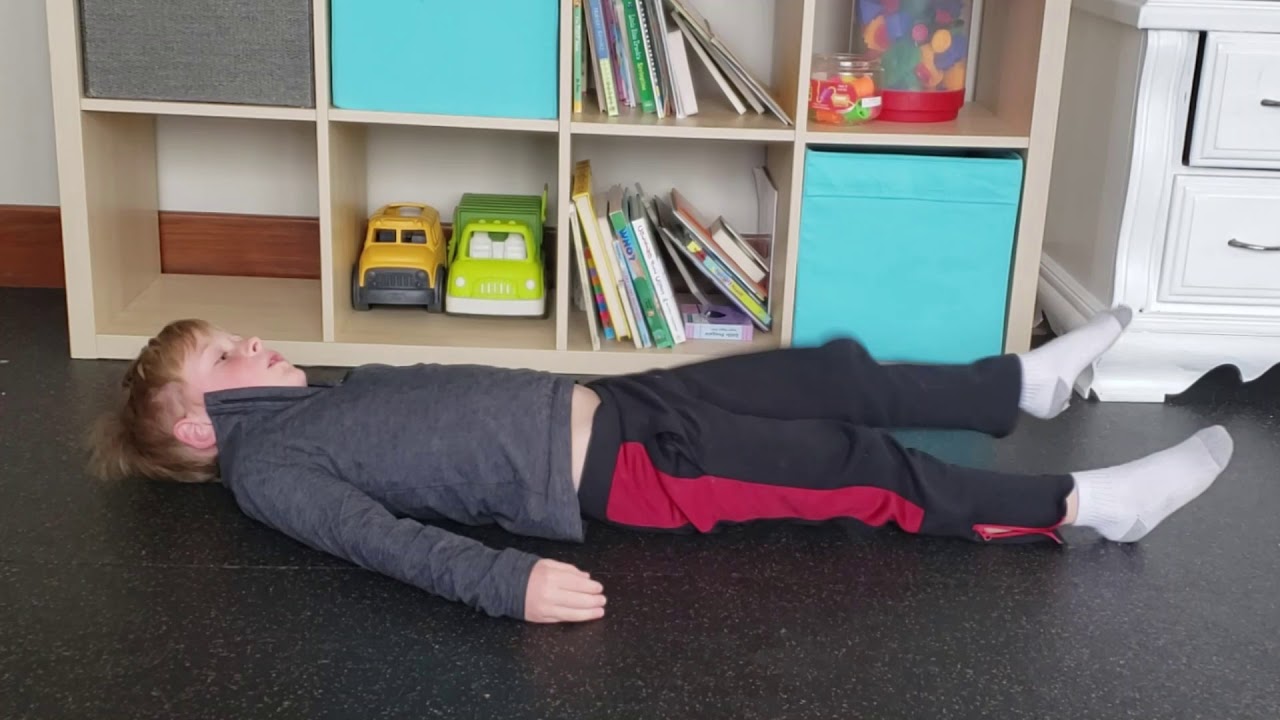 Supine Straight Leg Raise and Reach