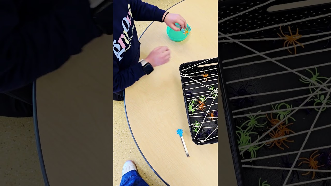Halloween Spider Fine Motor Activity