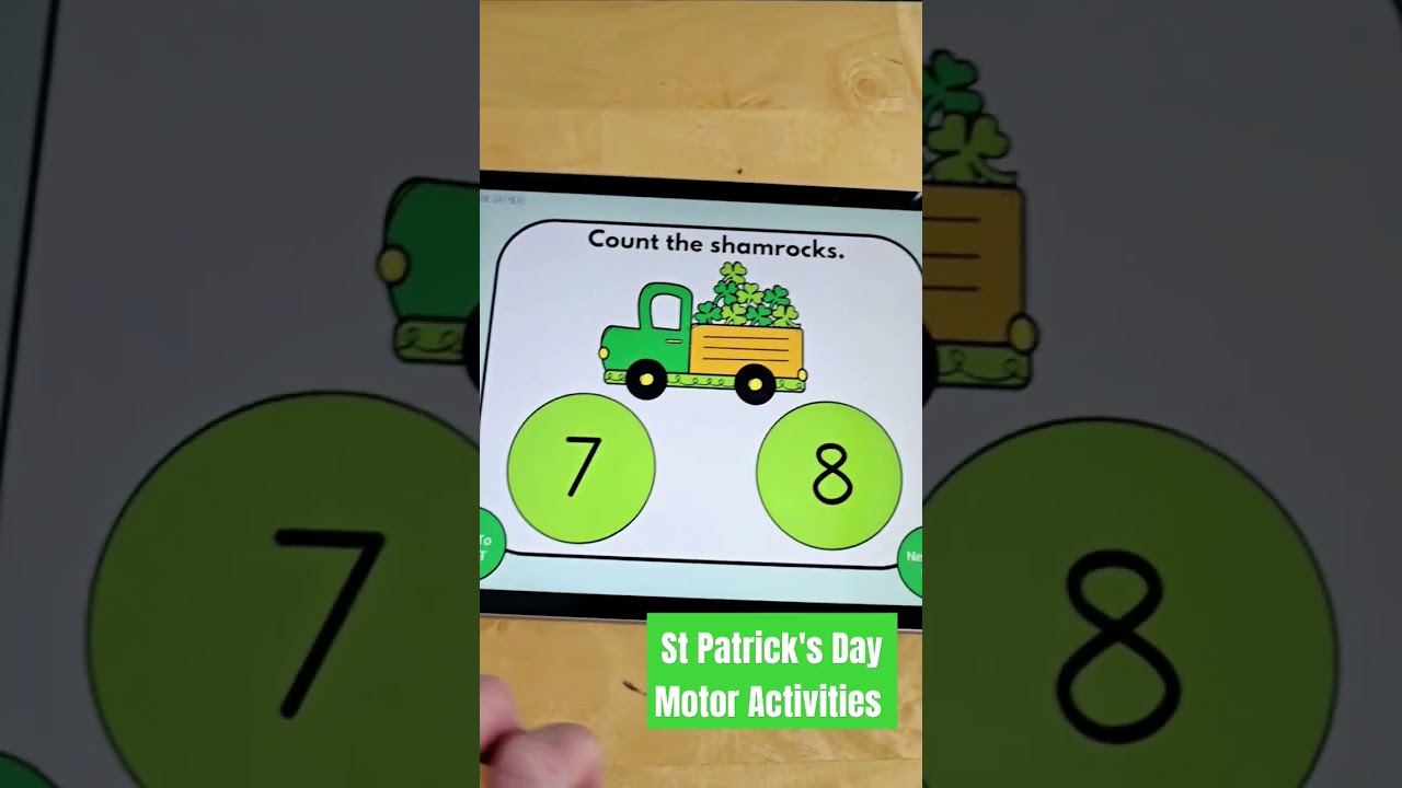 St. Patrick’s Day Motor Room Activities