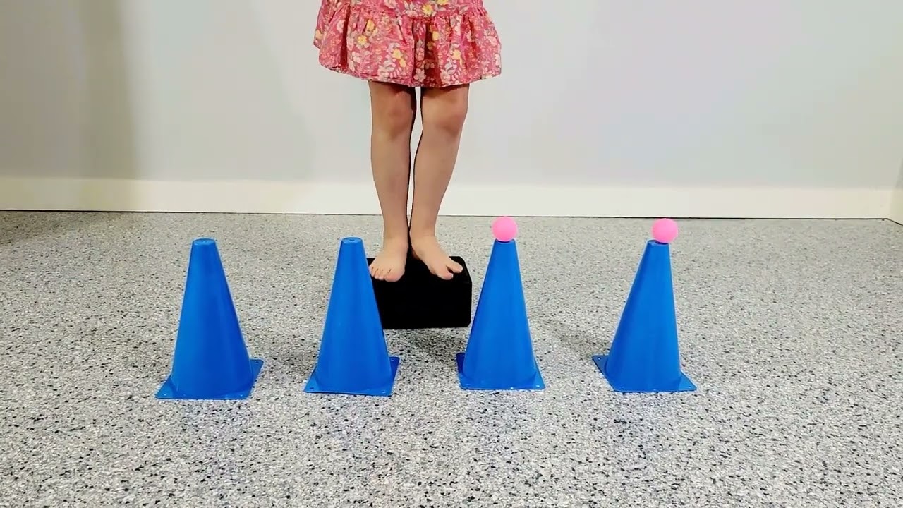 Yoga Block Ping Pong Kicks