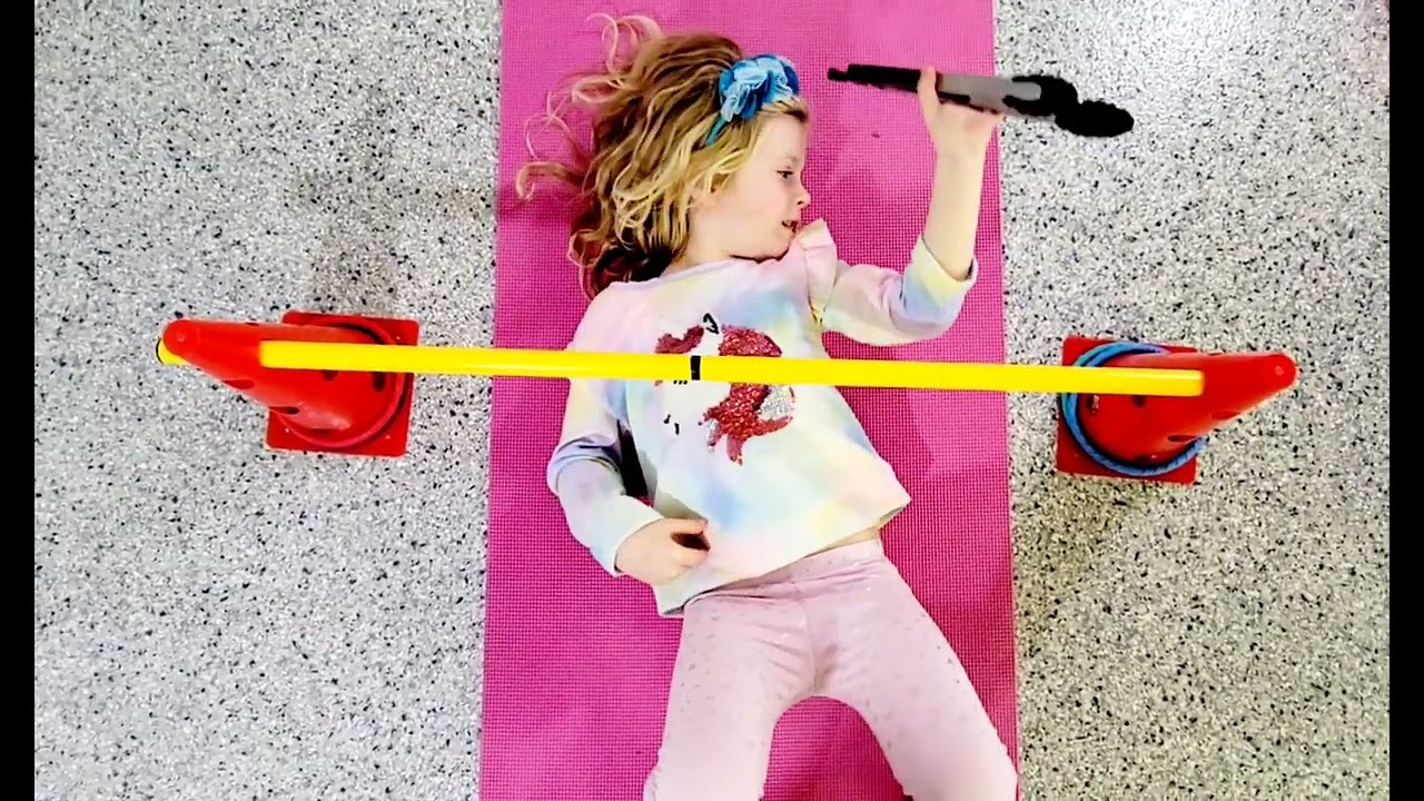 Supine Ring to Cone Tongs Activity
