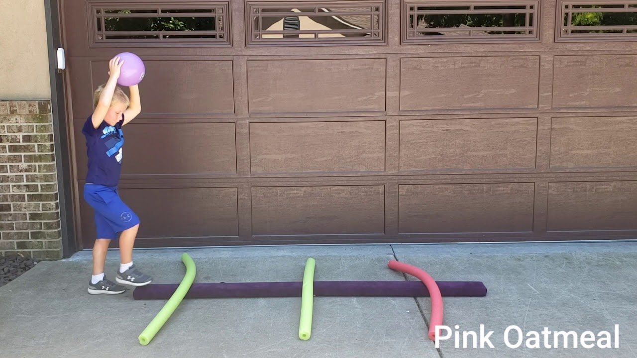Balance Beam Pool Noodle + Ball