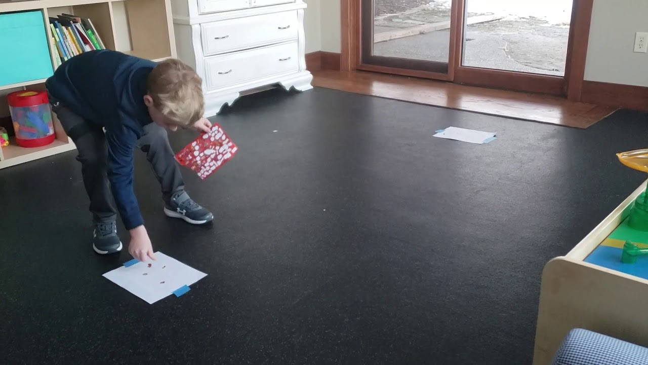 Lateral Shuffle With Stickers