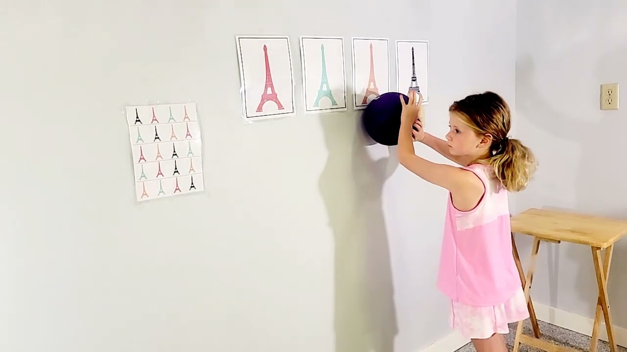 Eiffel Tower Ball Roll