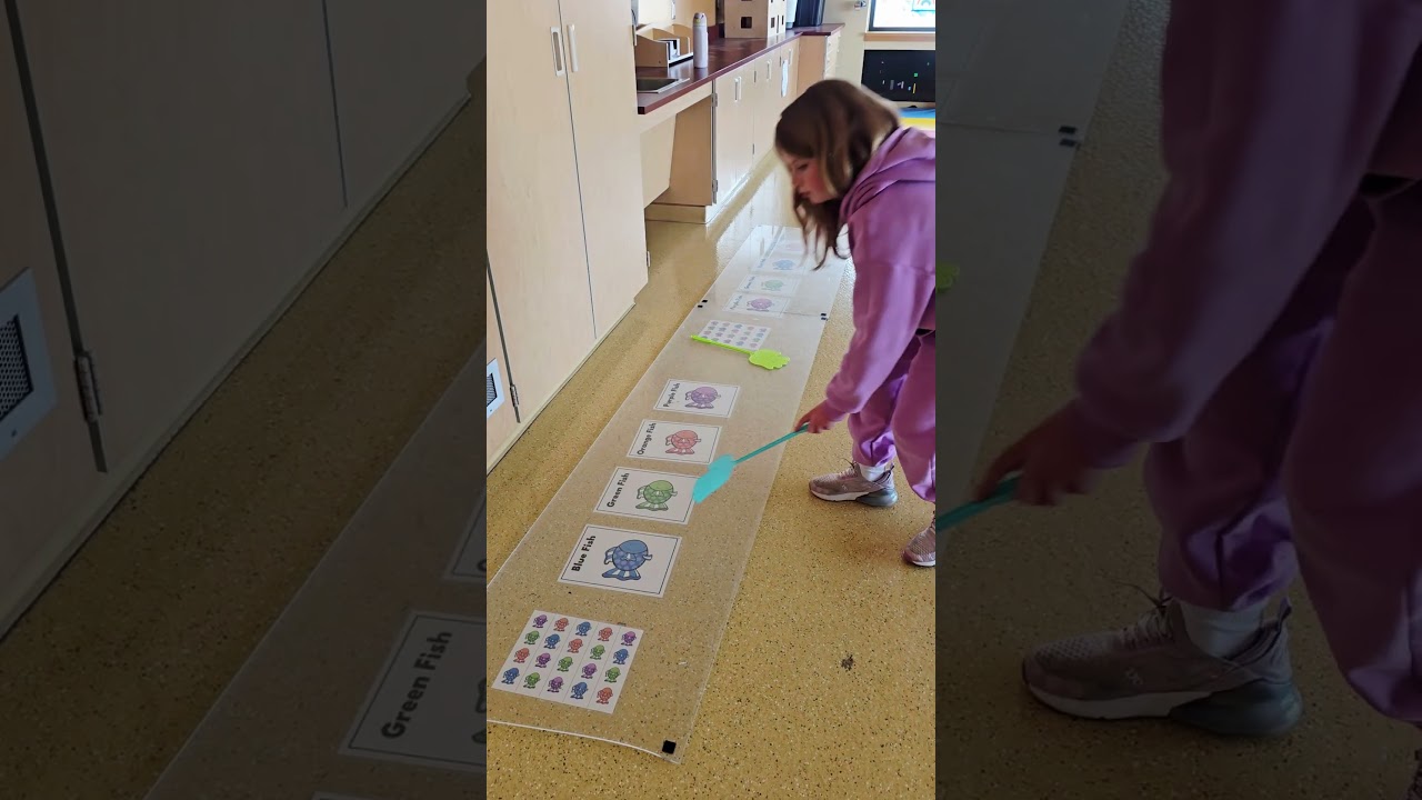 Rainbow Fish Visual Motor and Gross Motor Activity