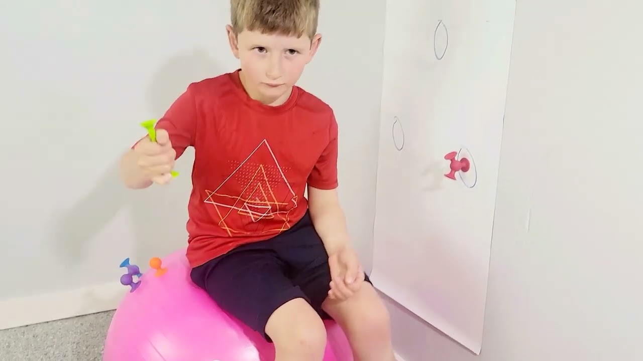 Stability Ball Squigz Midline Cross
