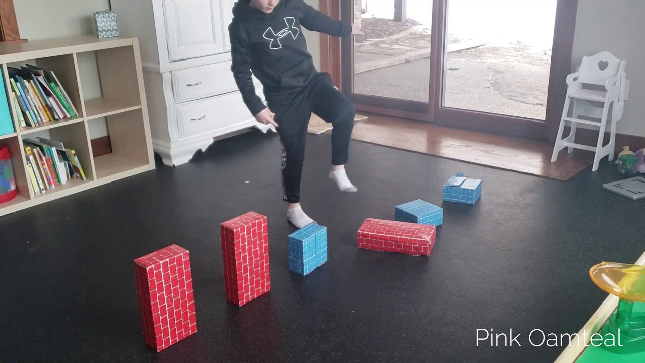 Single Foot Block Kicks
