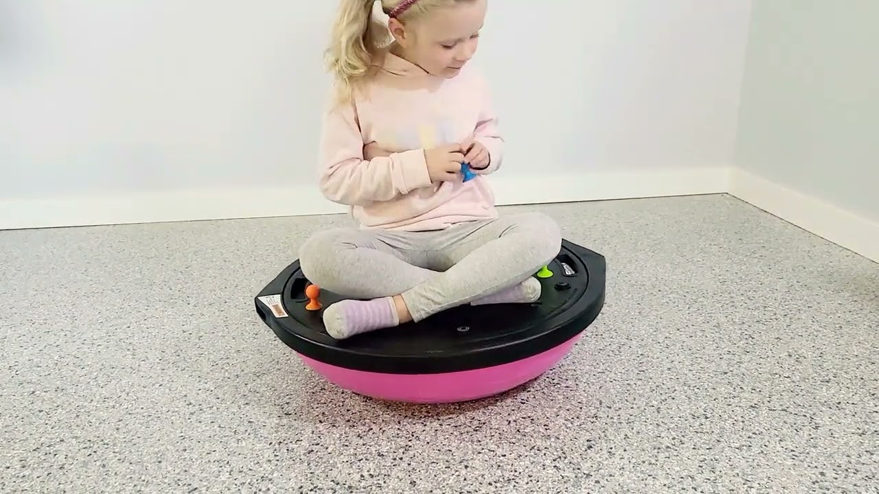 Bosu Seated Squigz Exercise