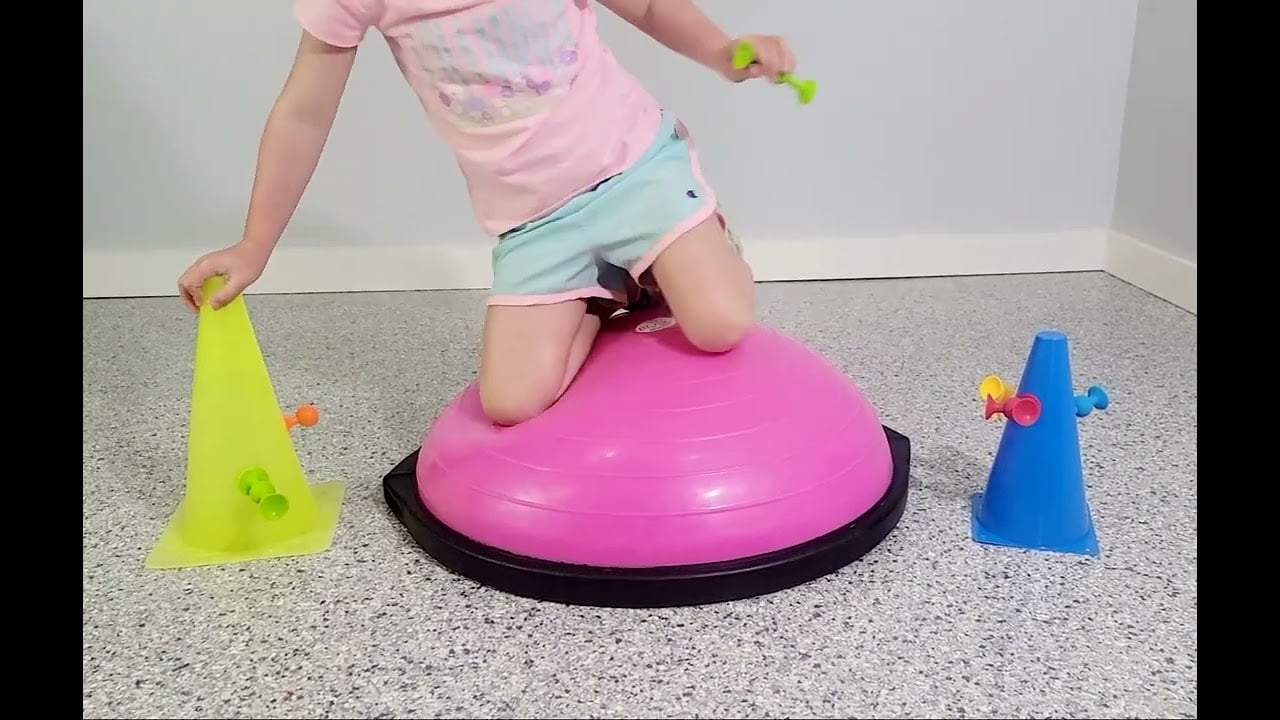 Bosu, Squigz, Cone Knee Walk