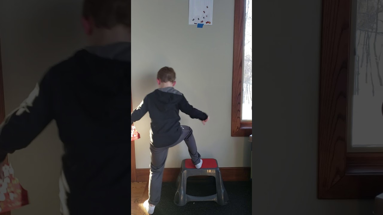 Lateral Step Ups With Stickers
