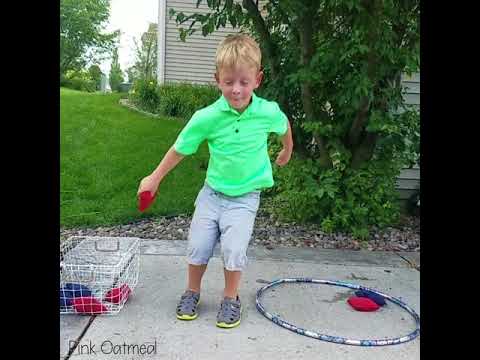 Bean Bag Lateral Jumps