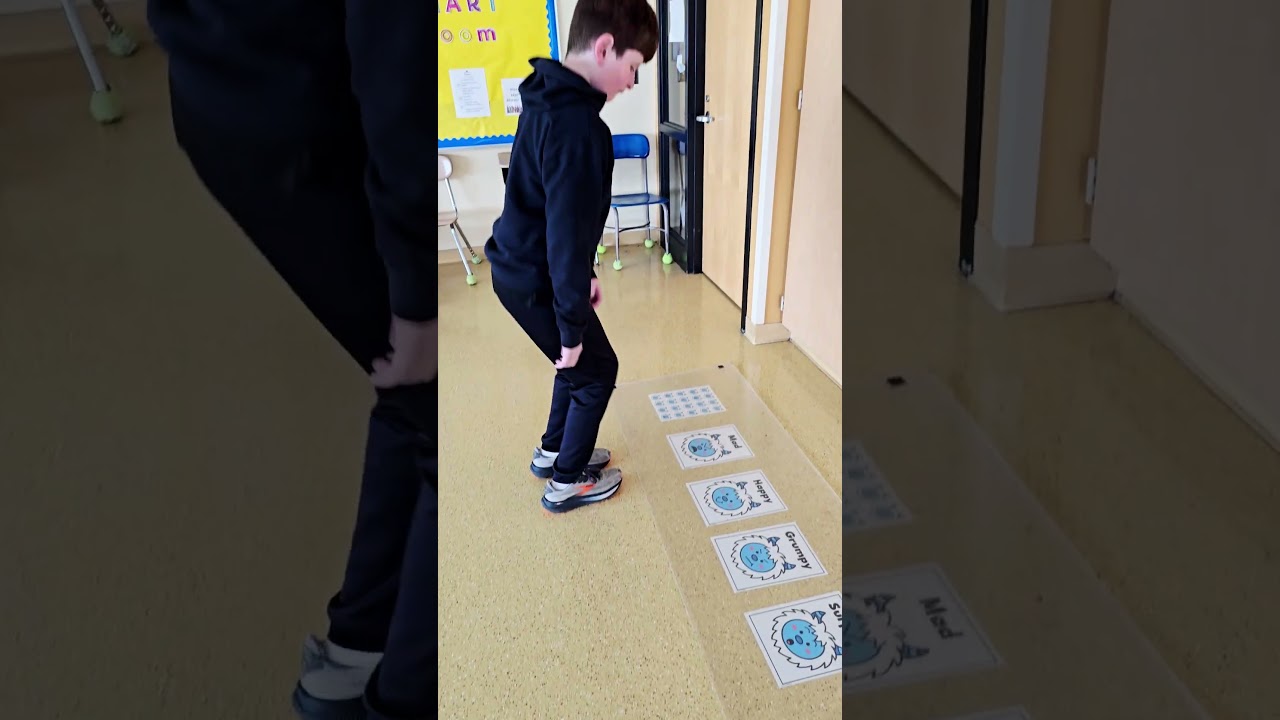 Yeti Jump Visual Motor and Gross Motor Game