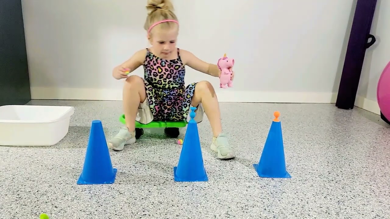 Seated Scooter Board Poppers