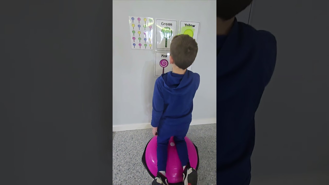 Lollipop Swat Gross Motor and Visual Motor Activity