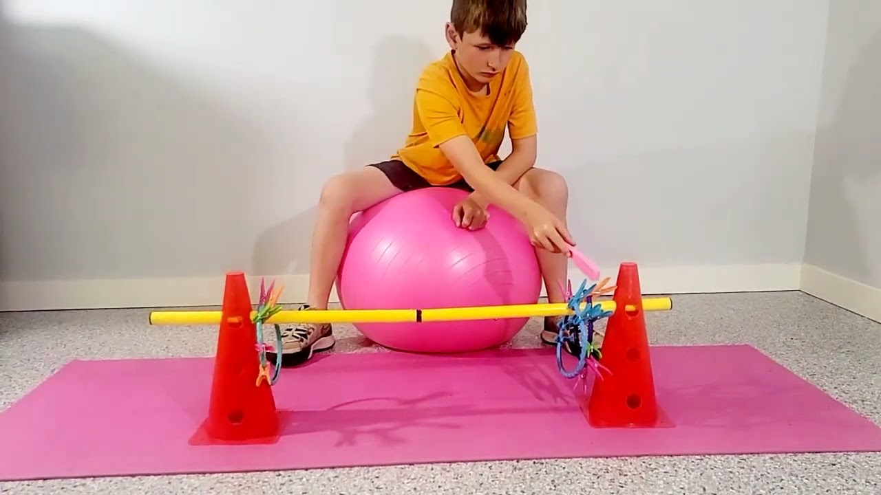 Stability Ball Magnetic Ring Slide