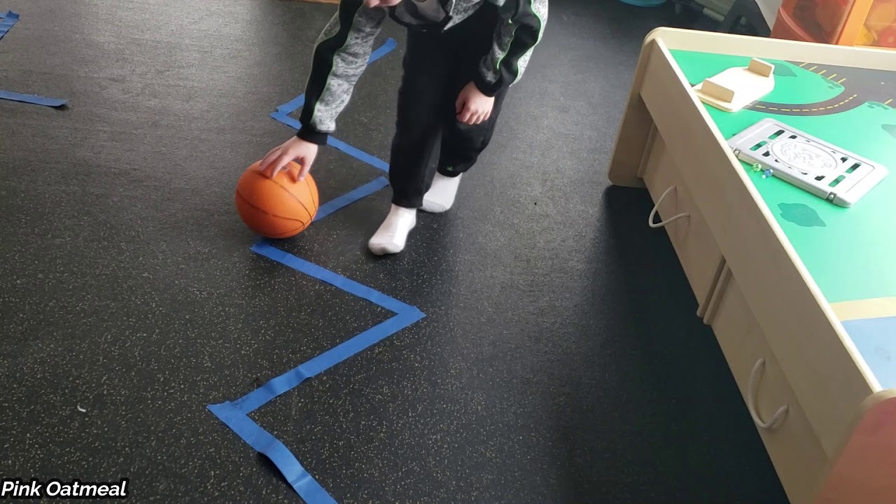 Ball Roll on the Tape Line
