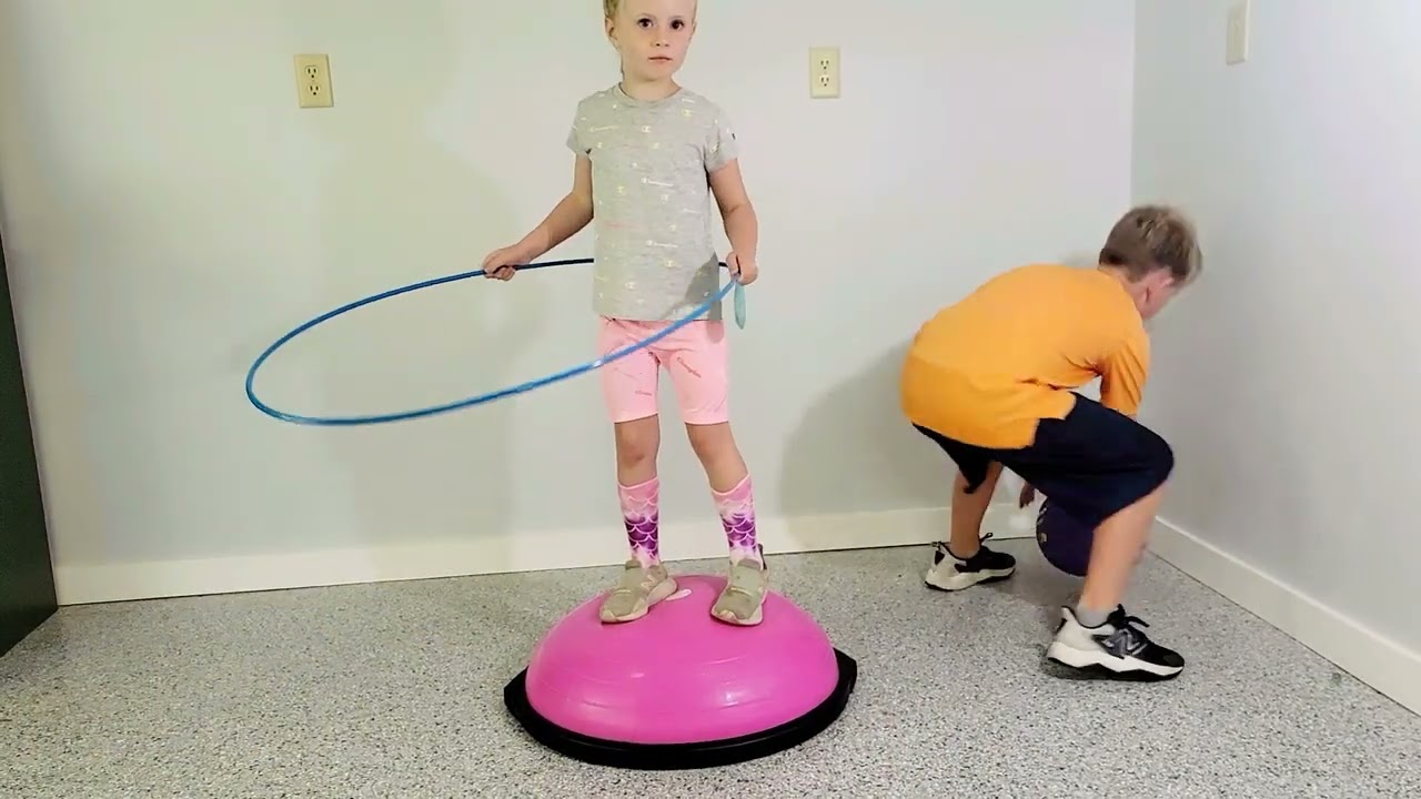 Bosu Hoop Balance