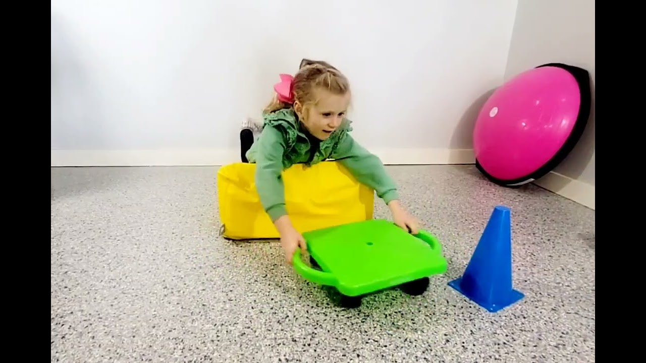 Scooter Board Knock Out on Wedge