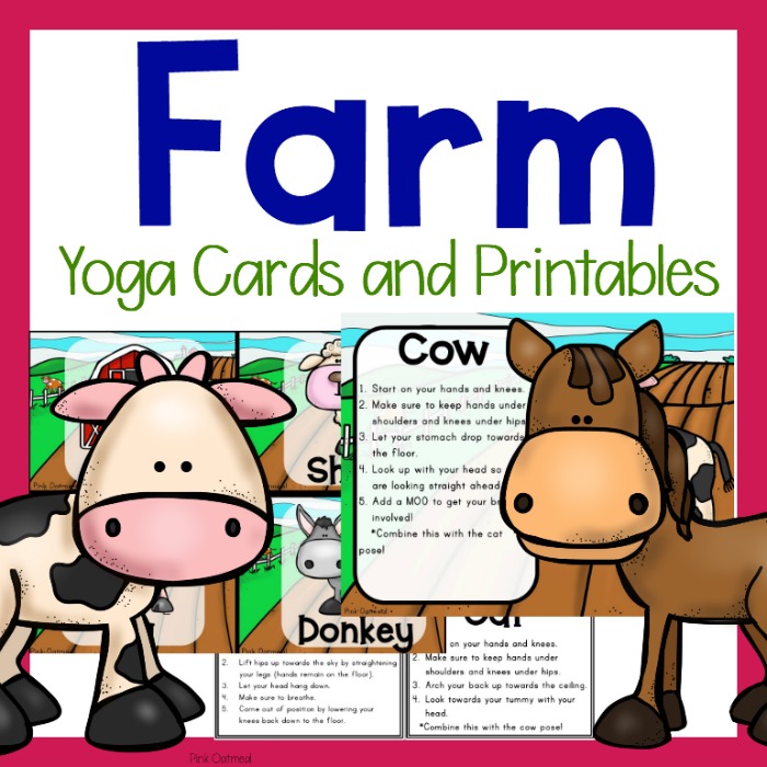 Amazon.com: Stupell Industries Yoga Chick Trio Funny Farm Animals  Stretching Poses, Design by Lucia Heffernan Grey Framed Wall Art, 12 x 12,  Yellow : Baby