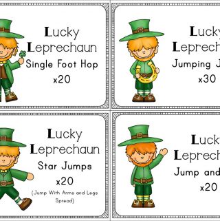 St. Patrick's Day Brain Break Cards - Pink Oatmeal Shop