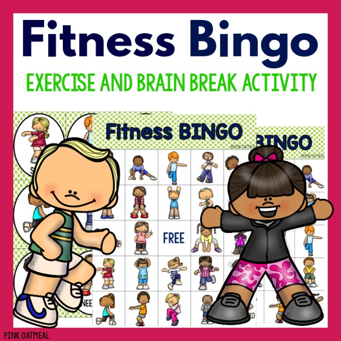 78 Pieces Educational Fitness Bingo Game