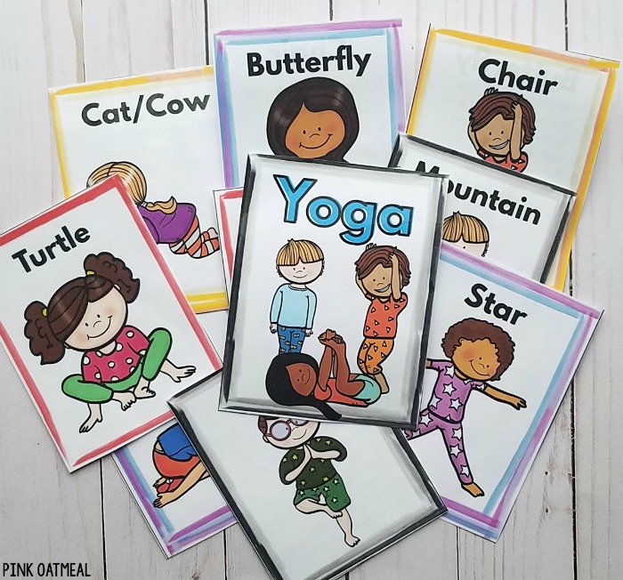 Easter Yoga - Clip Art Kids - Pink Oatmeal Shop