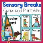 Sensory Breaks Cards and Printables - Pink Oatmeal Shop