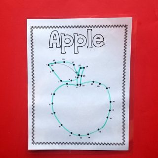 Apple Fine Motor Activities - Pink Oatmeal Shop