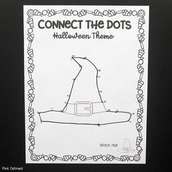 Halloween Fine Motor Skills - Connect The dots