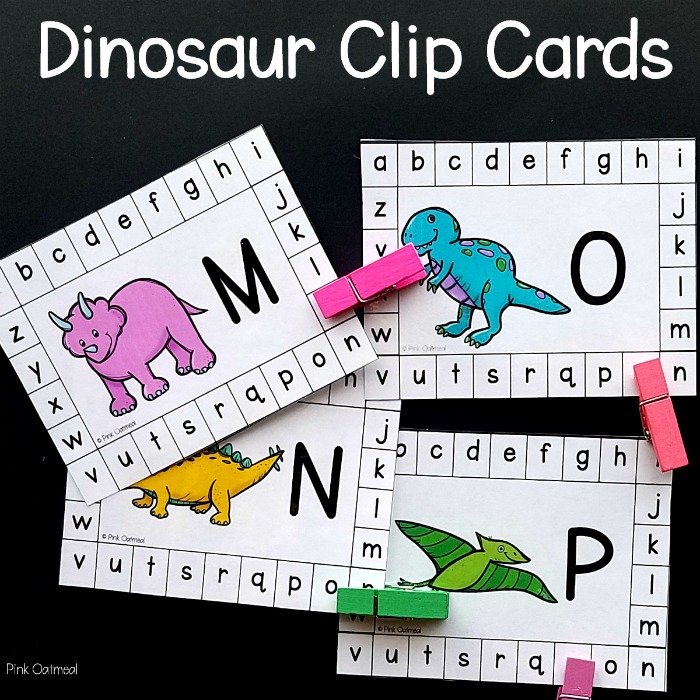 Dinosaur Fine Motor Activities - Pink Oatmeal Shop