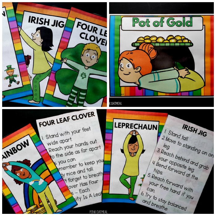 St. Patrick's Day Yoga - Clip Art Kids