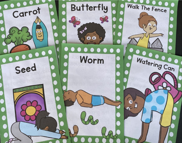 Yoga for Kids: Garden Themed Yoga Complete With Printable Poster