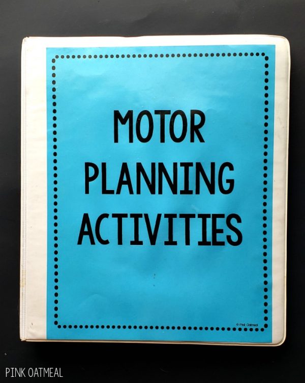 Motor Planning Activities - Pink Oatmeal Shop