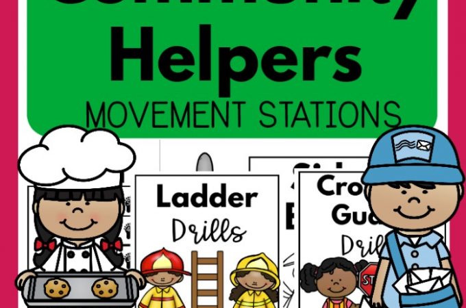 Community helpers movement stations