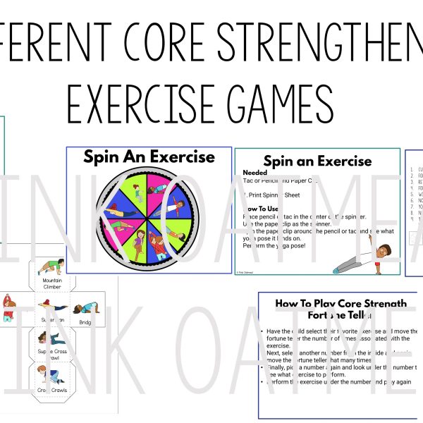 Core Strength Games Pink Oatmeal Shop