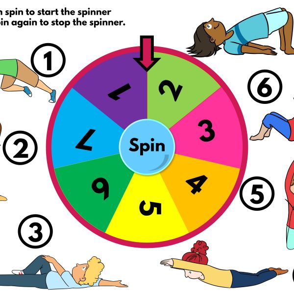 Strength Exercise Spinners Digital Game - Pink Oatmeal Shop