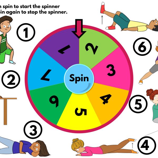 Strength Exercise Spinners Digital Game Pink Oatmeal Shop