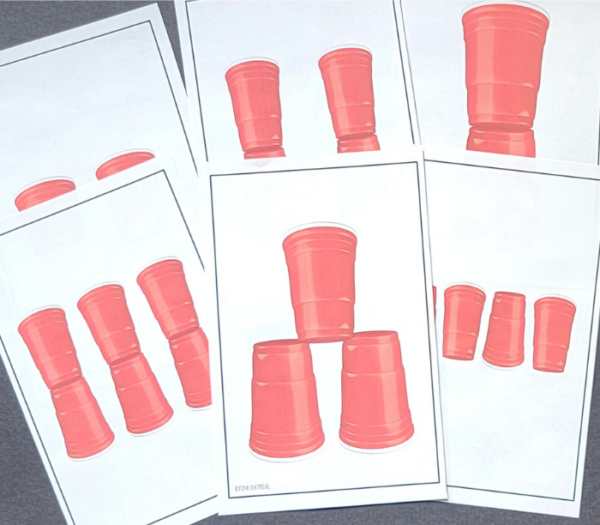 Cup Stacking Task Cards - Printable and Digital - Pink Oatmeal Shop
