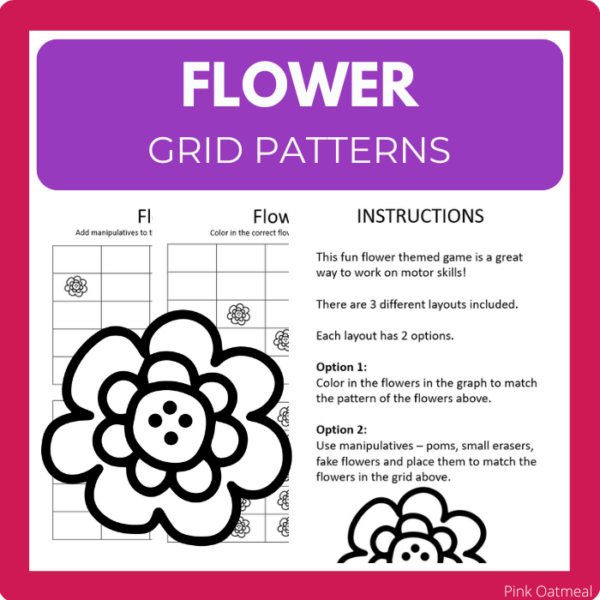 Flower Pattern Grid