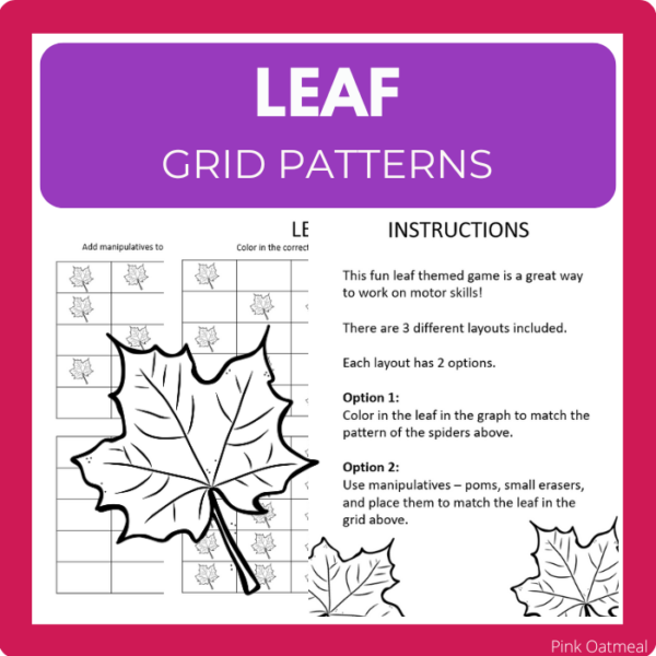 Leaf Pattern Grid