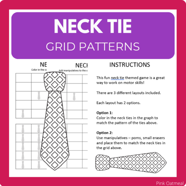 Neck Tie Pattern Grid
