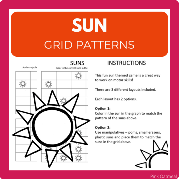 Sun Pattern Grid