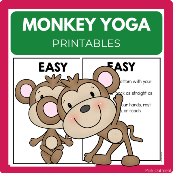 Monkey Yoga Printables